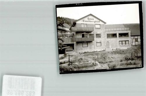 Willingshain Gasthaus Eisenbergblick Ort handschriftlich Foto Original aus Archiv eines Ansichtskartenverlags