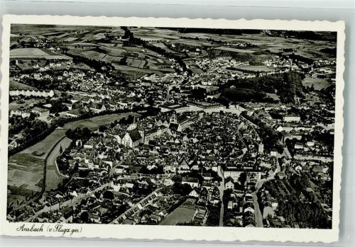 Ansbach Fliegeraufnahme