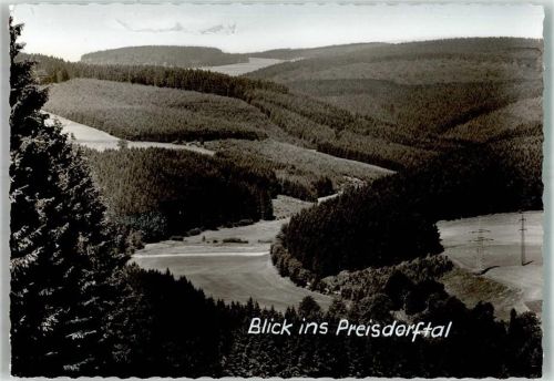 Aue Preisdorftal Ort handschrfitlich Foto Original aus Archiv eines Ansichtskartenverlags