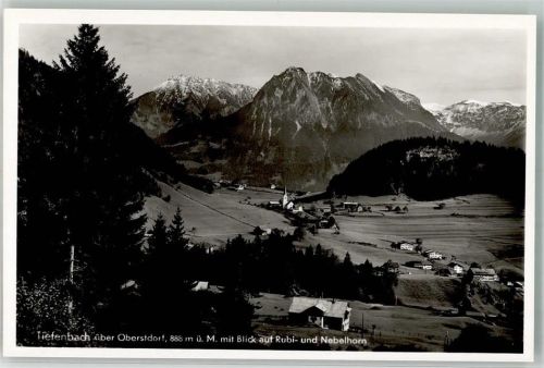 Tiefenbach mit Rubi- und Nebelhorn