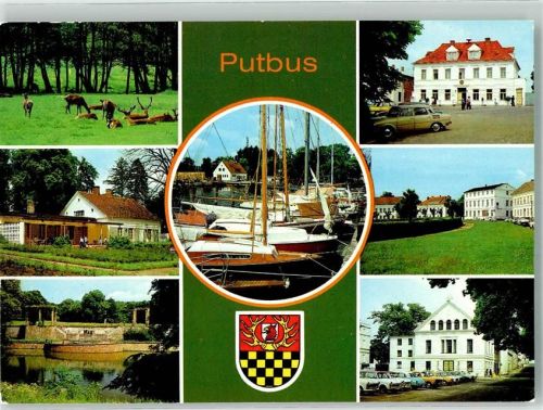 Putbus Hafen Gasthaus Rosencafe Rathaus Ernst-Thälmann Straße