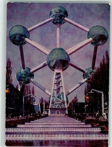 Brüssel 1969 Atomium Technik