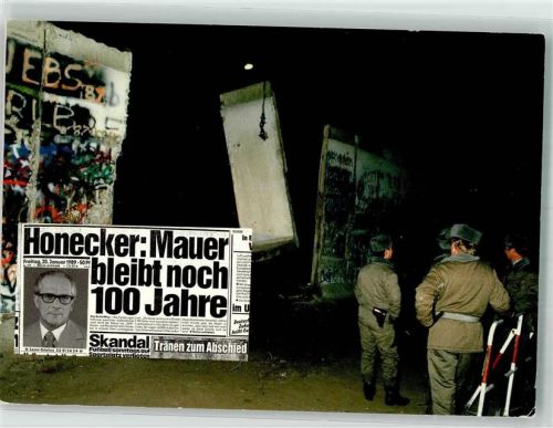 Politik Abriss der Mauer 1989