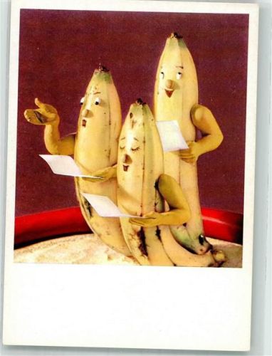 Bananen als Sänger Rox Karten Serie 158-1