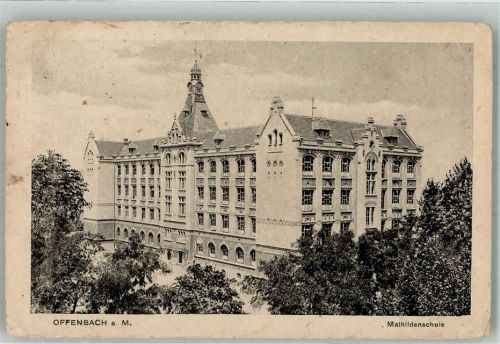 Offenbach Mathildenschule Foto AK