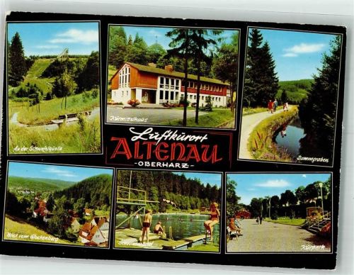 Altenau 1979 Schwimmbad Kurhaus Kurpark