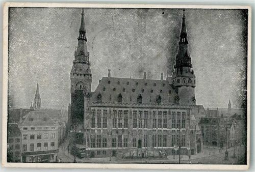 Aachen 1918 Rathaus Verpflegungsstelle West