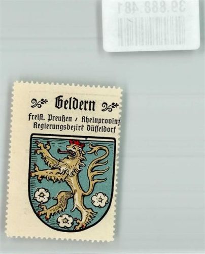 Geldern Freist. Preußen Rheinprovinz Regierungsbezirk Düsseldorf