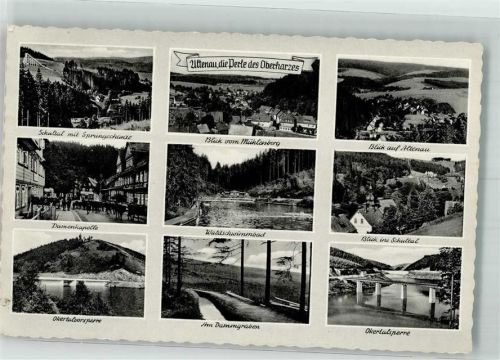 Altenau 1965 Schwimmbad Sprungschanze Kuhherde Okertalsperre