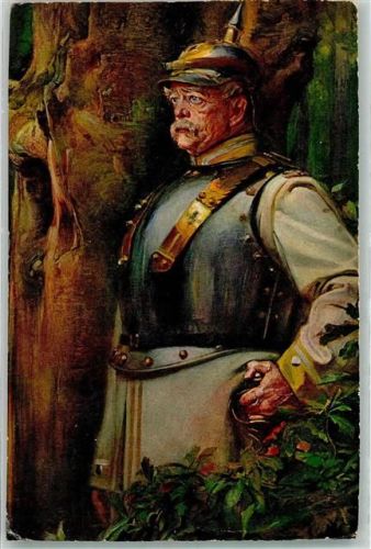 Pickelhaube Er lebt noch! sign. Fahrenkrog Spende für das Rotes Kreuz