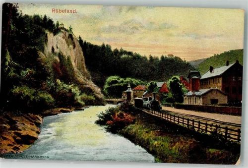 Rübeland sign. Stolze Peter Bahnhof