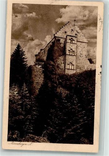 Mosbach 1930 Burg Minneburg Ort lt. Stempel