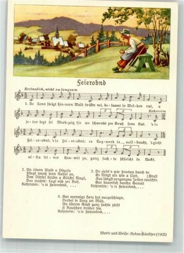 Feierobnd Wort u. Weise Anton Günther