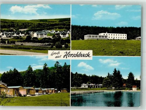 Herschbach Bungalowsiedlung Schwimmbad Schullandheim