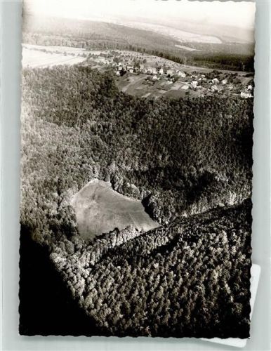 Bernbach Fliegeraufnahme des Ortes Foto Original aus Archiv eines Ansichtskartenverlags Ort handschriftlich