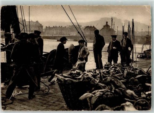 Cherbourg-Octeville Fischerboote Fische Hafen