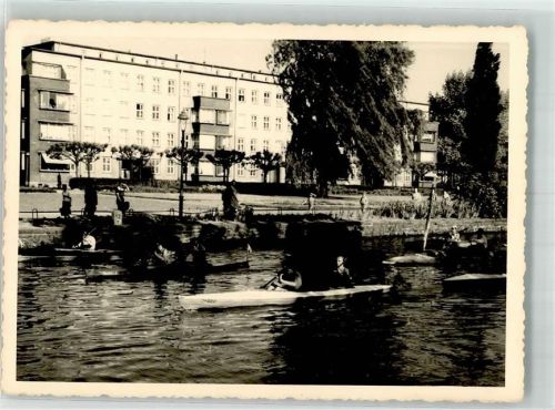 1950 - 1960 Kanu Kayak fahren Freizeit