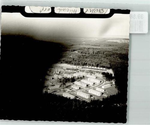 Allendorf Fliegeraufnahme Ort handschriftlich Foto Original aus Archiv eines Ansichtskartenverlags