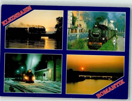 O8122 Radebeul Kleinbahn Radebeul Ost - Bahnhof Radeburg Lok 099 739-5 Lokomotive