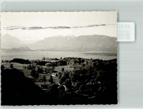 Murnau Fliegeraufnahme Ort handschriftlich Foto Original aus Archiv eines Ansichtskartenverlags