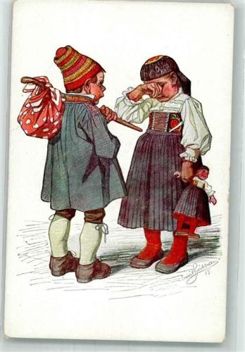 Schwäbische Trachten Novatis Nr. 506/1 Beithan, E. Künstlerkarte