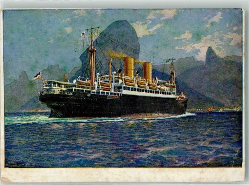 Dampfer Madrid in Rio de Janeiro