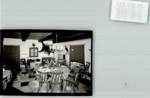 Feichten Gasthaus Lachmeierhof Gaststube Foto Original aus Archiv eines Ansichtskartenverlags Ort handschriftlich