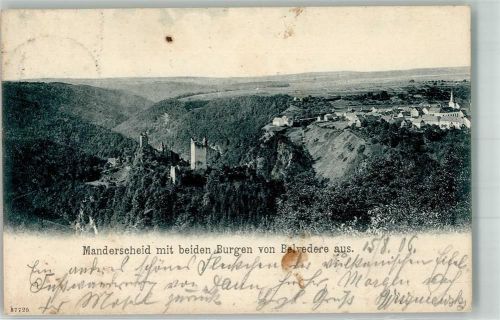 Manderscheid 1906 Burg