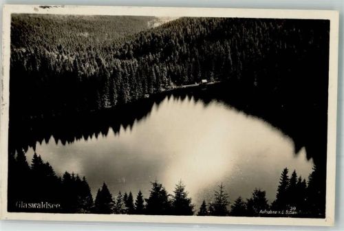 Glaswald 1930 Foto Busam Glaswaldsee