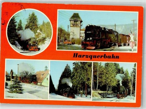 Ilfeld Harzquerbahn Auto Winter Bahnhof