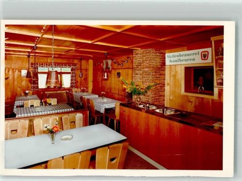 Sonderdorf Gasthaus Werbung Aktienbrauerei Kaufbeuren Ort handschriftlichFoto Original aus Archiv eines Ansichtskartenverlags