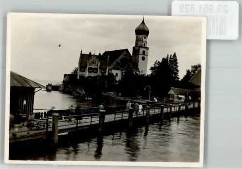 Wasserburg St. Georg Kirche Foto Original aus Archiv eines Ansichtskartenverlags Ort handschriftlich