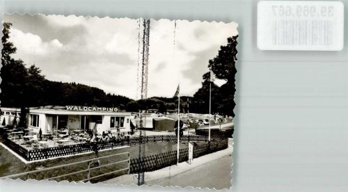Prüm Waldcamping Foto Original aus Archiv eines Ansichtskartenverlags Ort handschriftlich