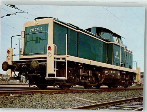 Rosenheim Diesellok Baureihe V 291 Baujahr 1972 + SST Tag der Briefmarke Fahrzeugschau