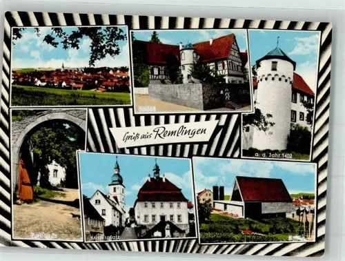 Remlingen Marktplatz Torbogen Schloss