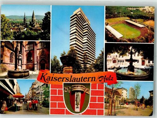 Kaiserslautern Stiftskirche Rathaus Betzenbergstadion St.-Martins-Platz Fußgängerzone