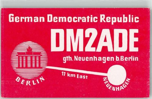 Neuenhagen Funkfrequenzkarte DM2ADE