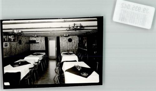 Kleinweiler-Hofen Gasthaus Klausenmühle Gaststube Foto Original aus Archiv eines Ansichtskartenverlags Ort handschriftlich