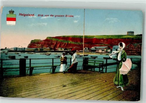 Helgoland Seebrücke mit dem Unterland Mode Verlag Zieher, Ottmar Nr. 1187