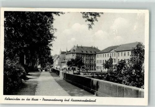 Holzminden Promenadenweg und Haarmanndenkmal