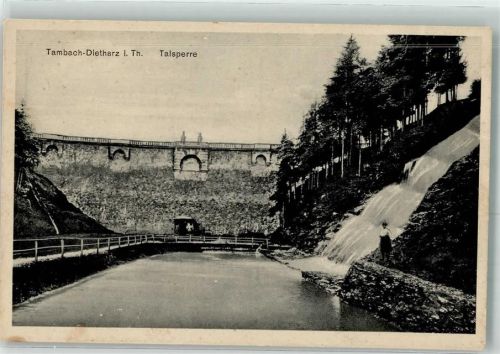 Tambach-Dietharz Talsperre Sperrmauer