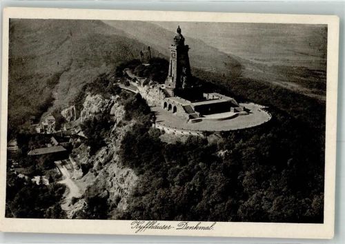 Kyffhäuser Fliegeraufnahme Kyffhäuser Denkmal