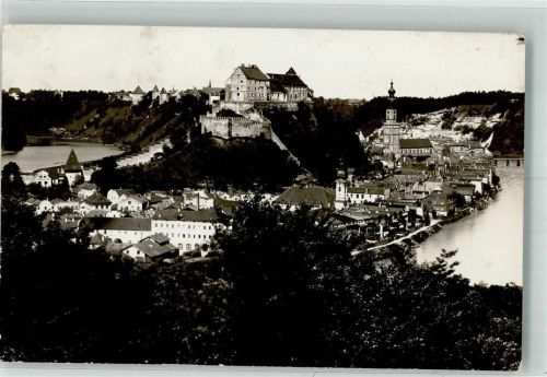 Burghausen 1939 Burg Kirche