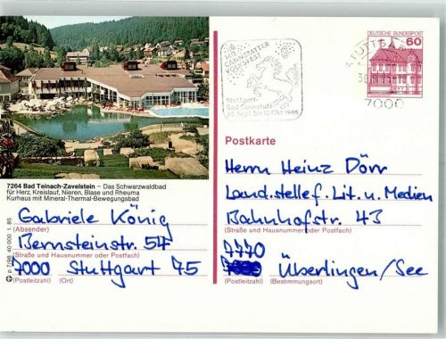 Bad Teinach 1985 Schwimmbad Zavelstein