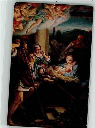 Maria und Josef im Stall , Engel