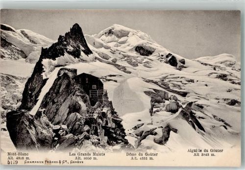 Chamonix-Mont-Blanc 1907 Mont-Blanc Les Grand Mulets