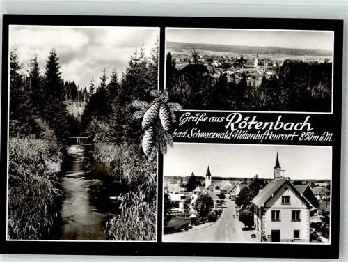 79877 W7829 Rötenbach , Baden Foto AK