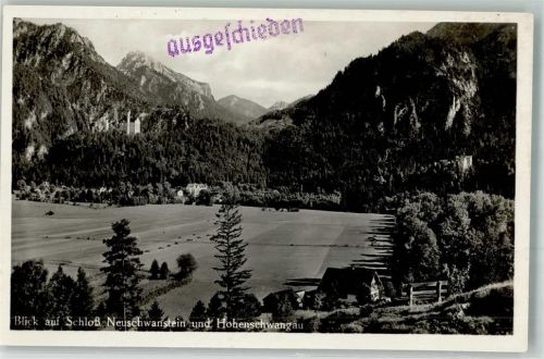 Neuschwanstein Schloss Foto AK