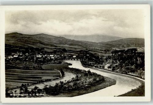Witzenhausen 1934 mit Liebfrauenkirche und Werrabrücke Verlag Thoericht Nr. 8218