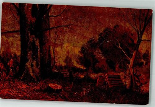 1919 sign. Meinzold Herbstlandschaft Nr. 356